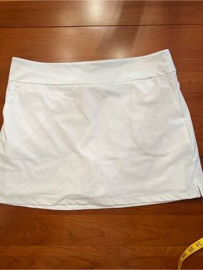 White Athletic Skort